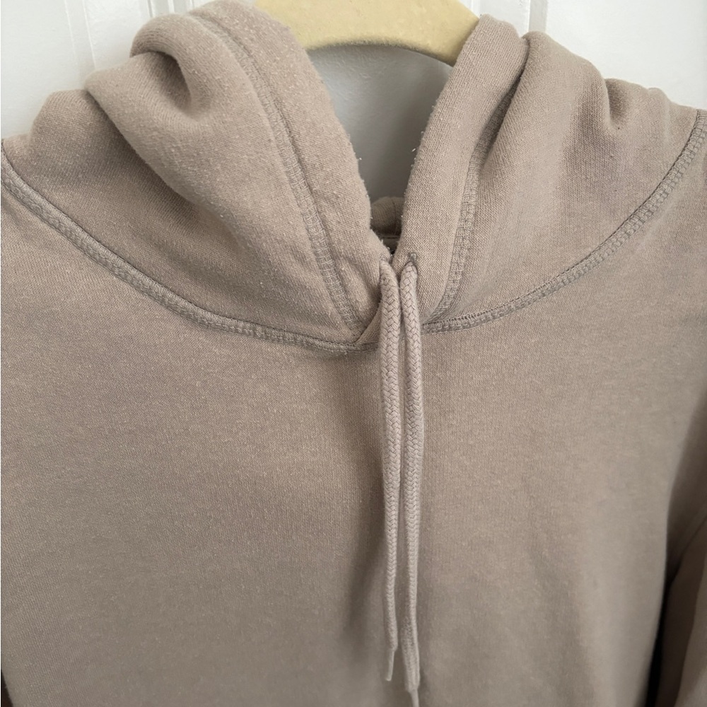 H&M Relaxed Fit Comfy Tan Hoodie Sweatshirt Men’s XL - Picture 2 of 5